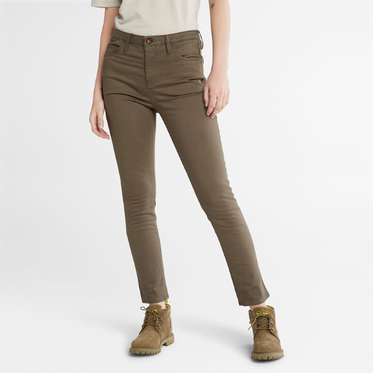 Stretch Chino for Women in Green | Timberland