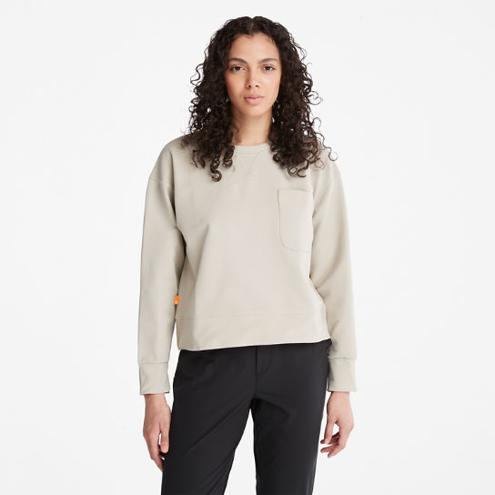 Timberloop™ Hybrid Sweatshirt voor dames in grijs | Timberland