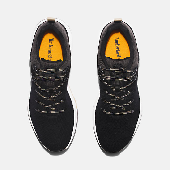 Zapatillas de caña baja con cordones Sprint Trekker para hombre en negro-