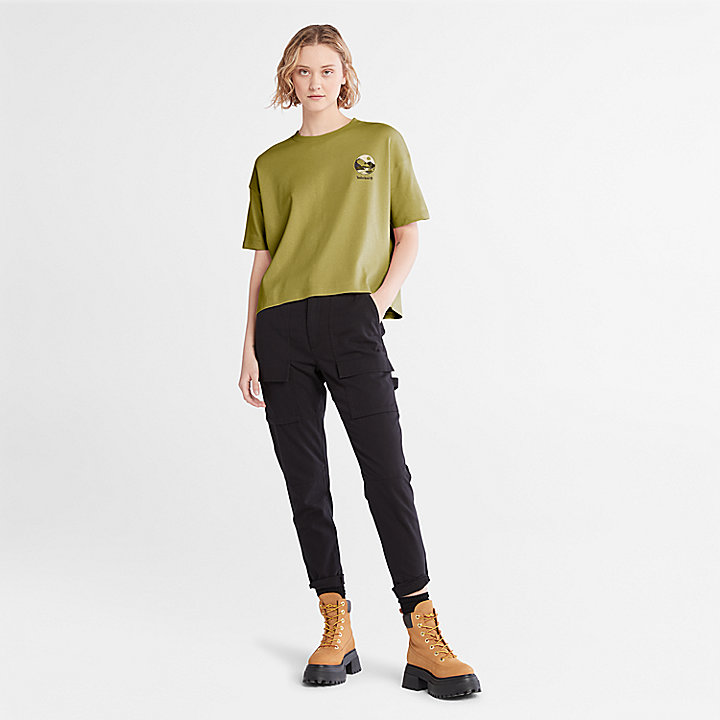 TimberFresh™ T-Shirt mit Grafik für Damen in Gelb