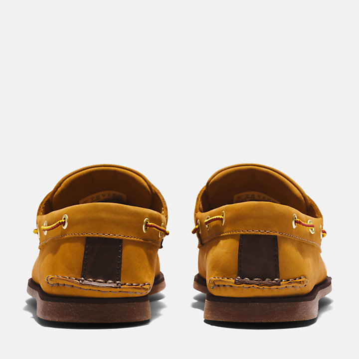 Classic Boat Shoe for Men in Yellow-
