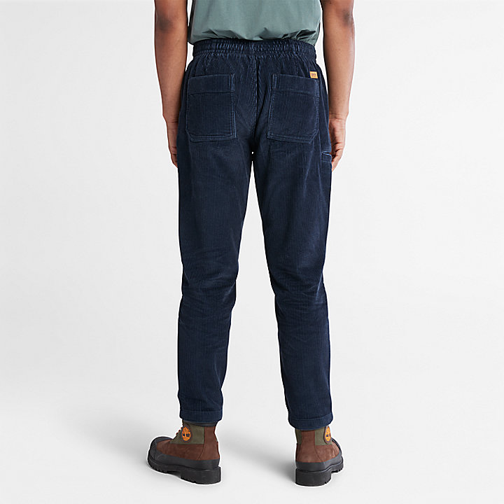 Corduroy Trousers for Men in Navy