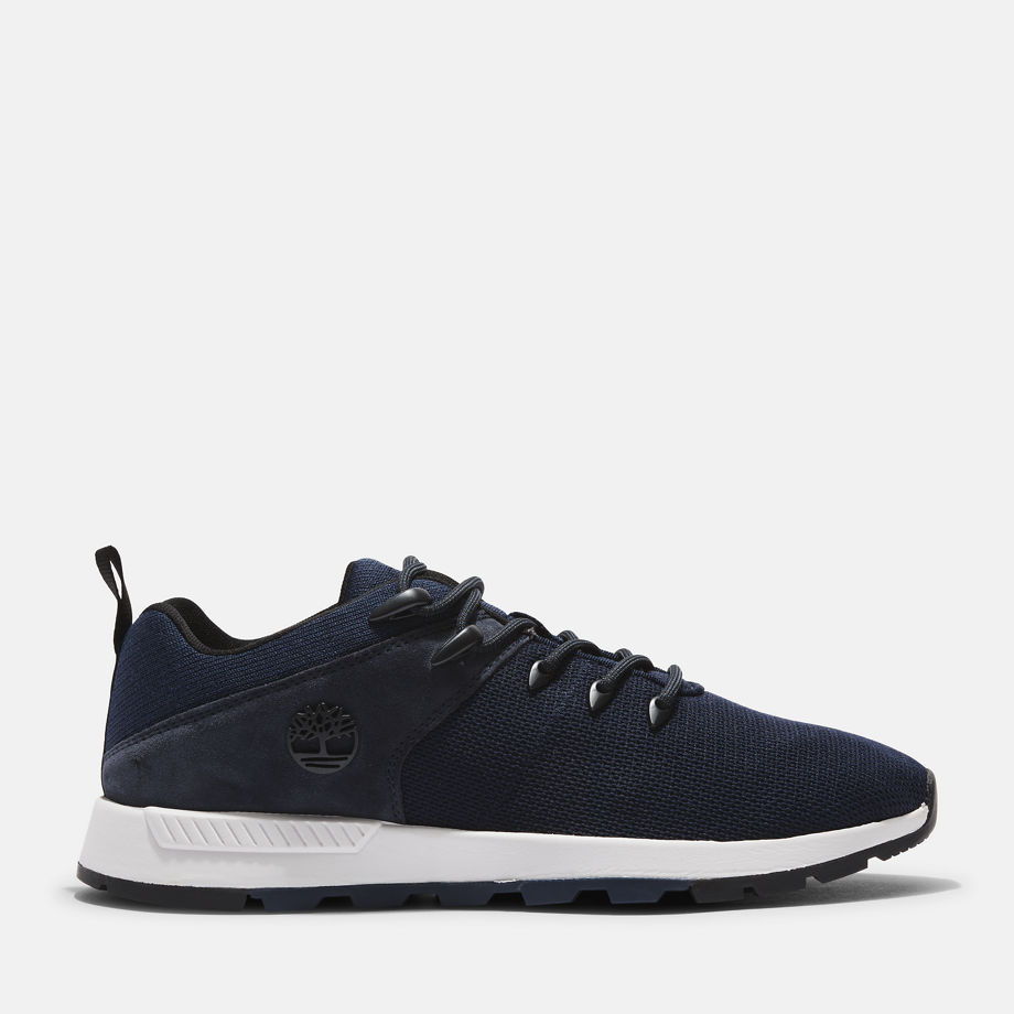 Timberland Sprint Trekker Lace-up Low Trainer For Men In Navy Navy, Size 12.5
