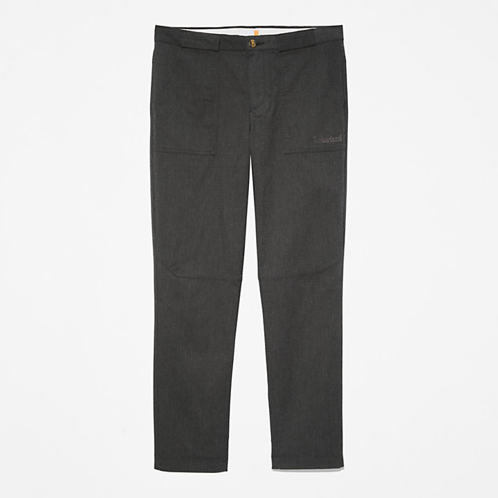 Cordura® EcoMade broek voor heren met taps toelopende pijpen in zwart-