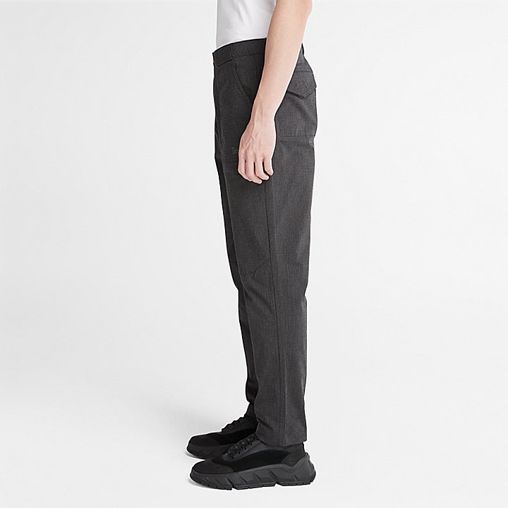 Cordura® EcoMade broek voor heren met taps toelopende pijpen in zwart