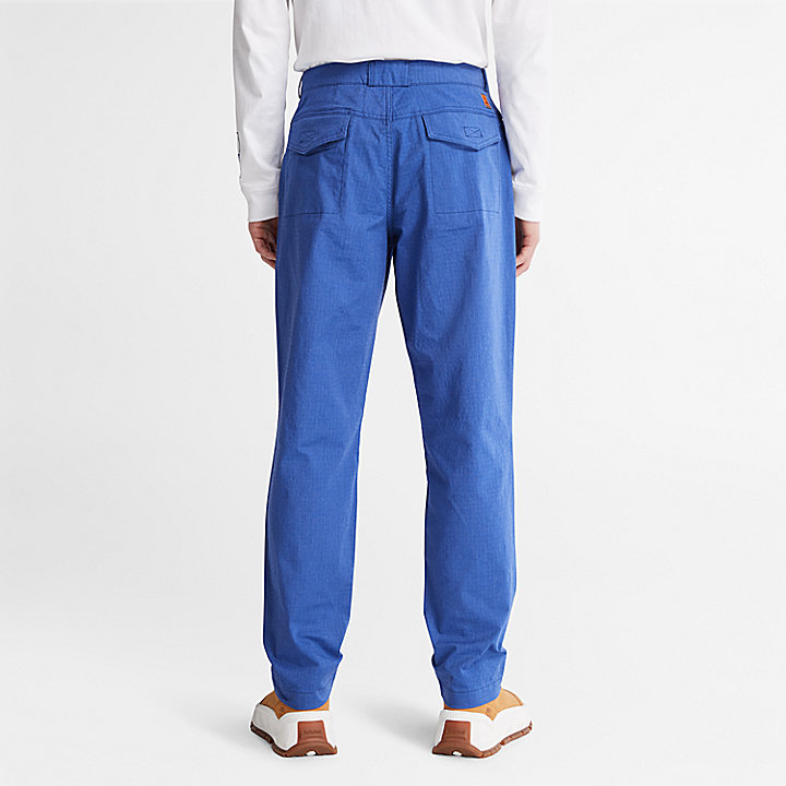 Cordura® EcoMade broek voor heren met taps toelopende pijpen in blauw