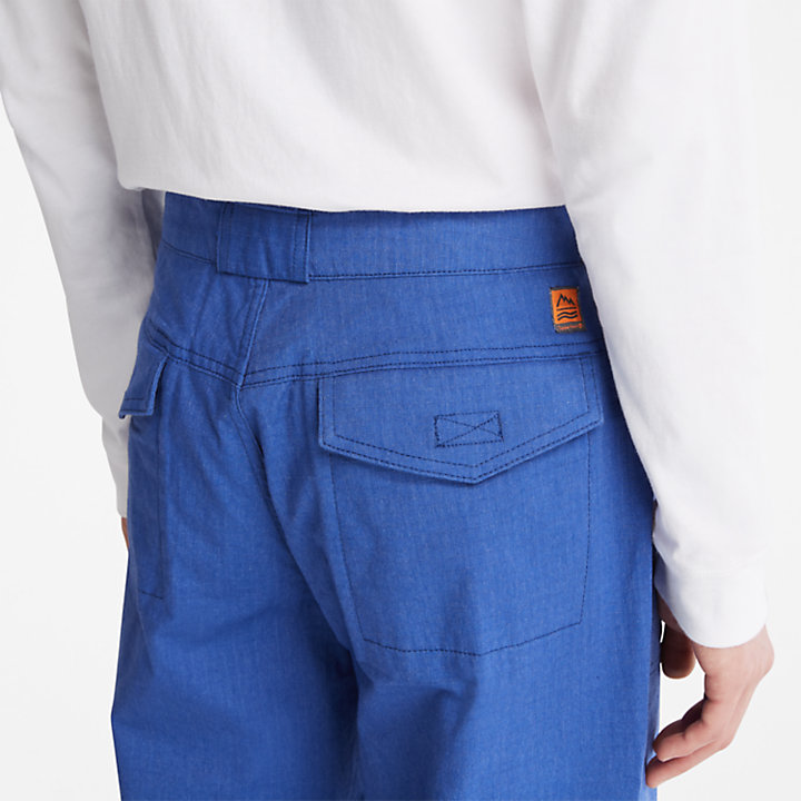 Cordura® EcoMade broek voor heren met taps toelopende pijpen in blauw-