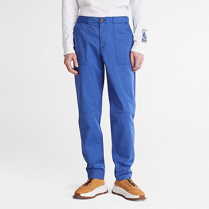 Cordura® EcoMade broek voor heren met taps toelopende pijpen in blauw