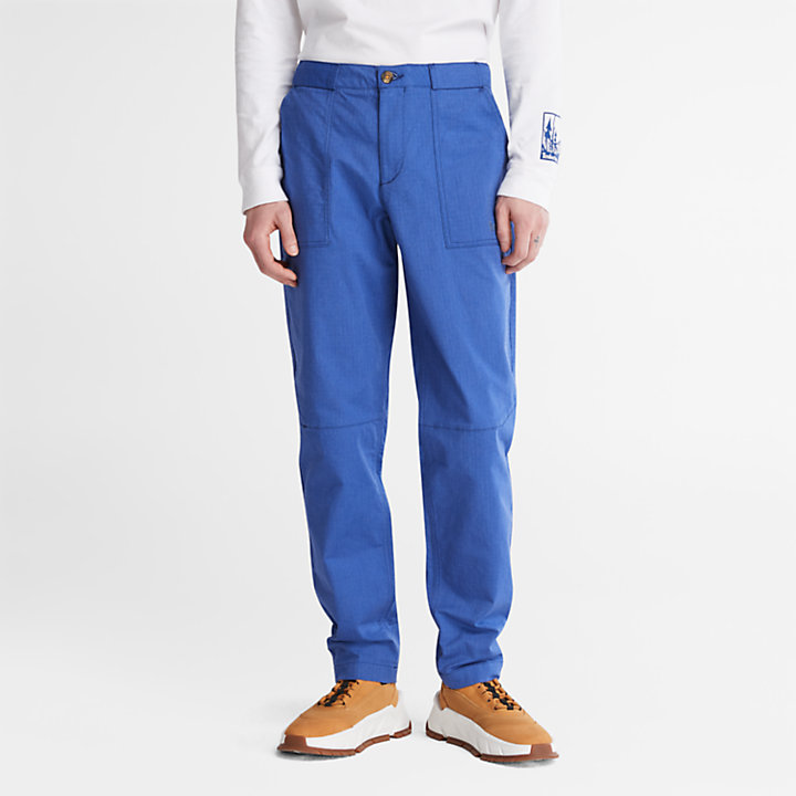 Pantaloni Tapered Cordura® EcoMade da Uomo in blu-