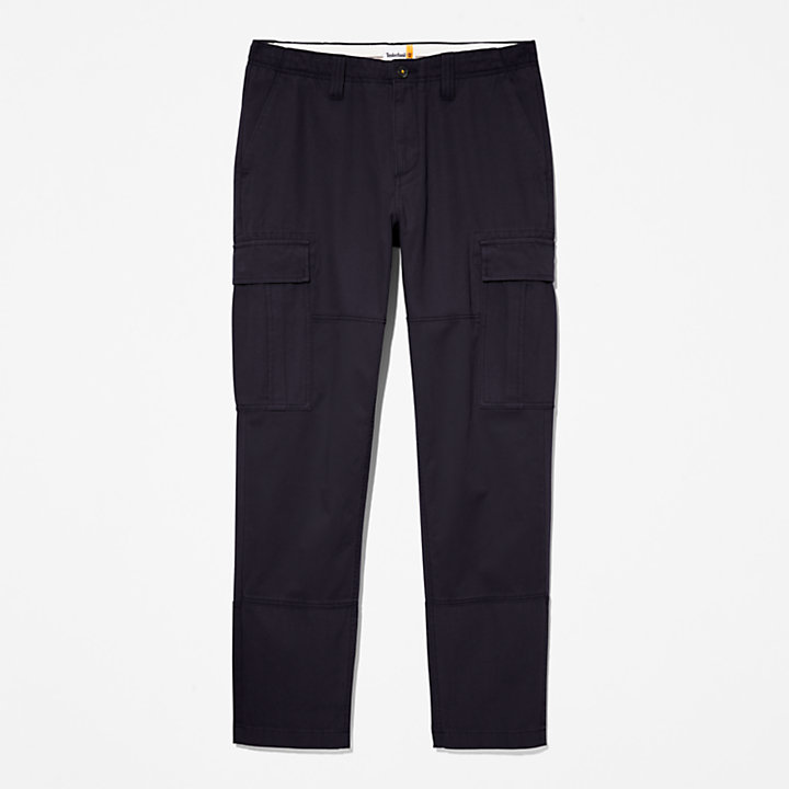 6 Pocket Cargo Trousers for Men in Black-