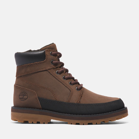 Courma Kid 6 Inch Boot for Youth in Dark Brown | Timberland