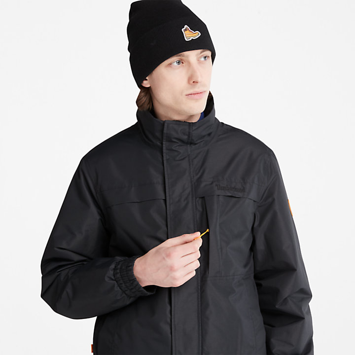 Benton Water-Resistant Insulated Jacket for Men in Black-