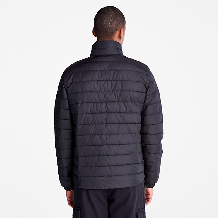Axis Peak Quilted Jacket for Men in Black-