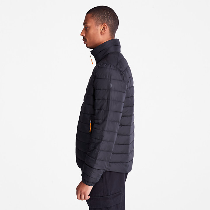 Axis Peak Quilted Jacket for Men in Black-