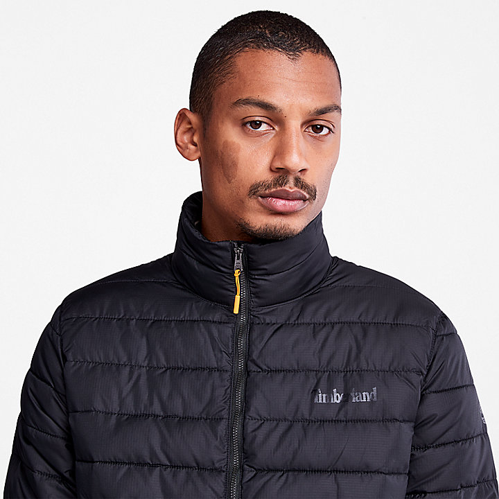 Axis Peak Quilted Jacket for Men in Black