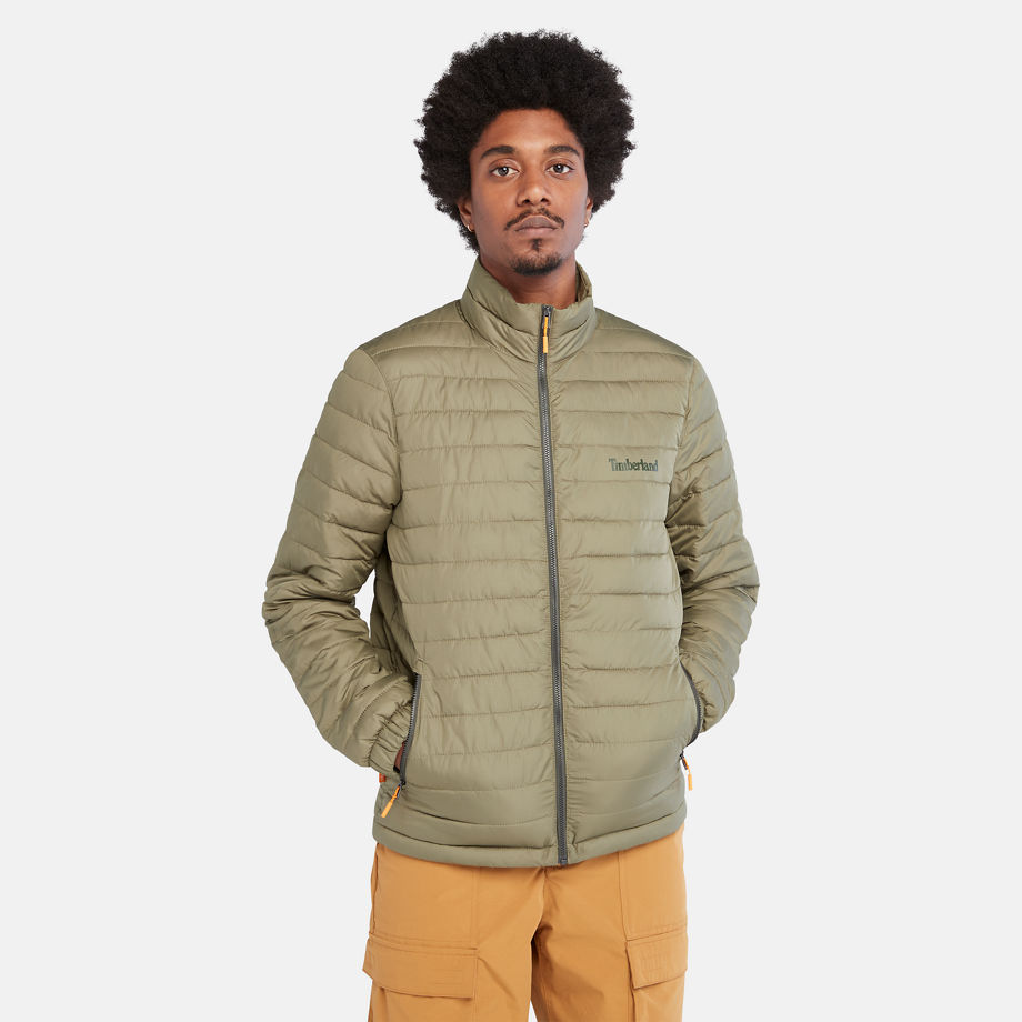 Timberland Axis Peak Water-repellent Jacket For Men In Light Green Green, Size S