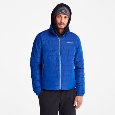 Timberland Axis Peak Water-repellent Jacket For Men In Blue Dark Blue