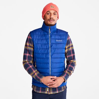 Timberland Axis Peak Gilet For Men In Blue Dark Blue, Size XL