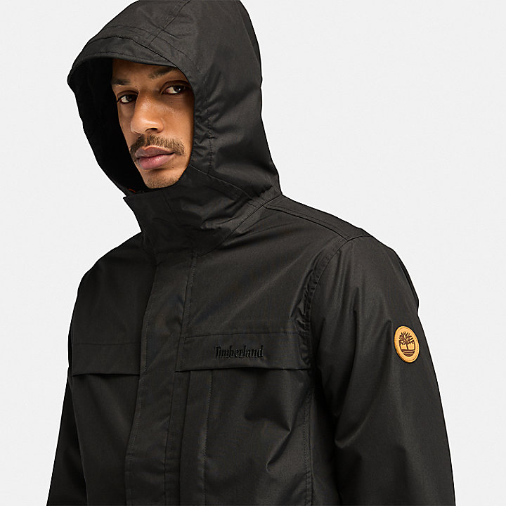 Benton Water-Resistant Shell Jacket for Men in Black