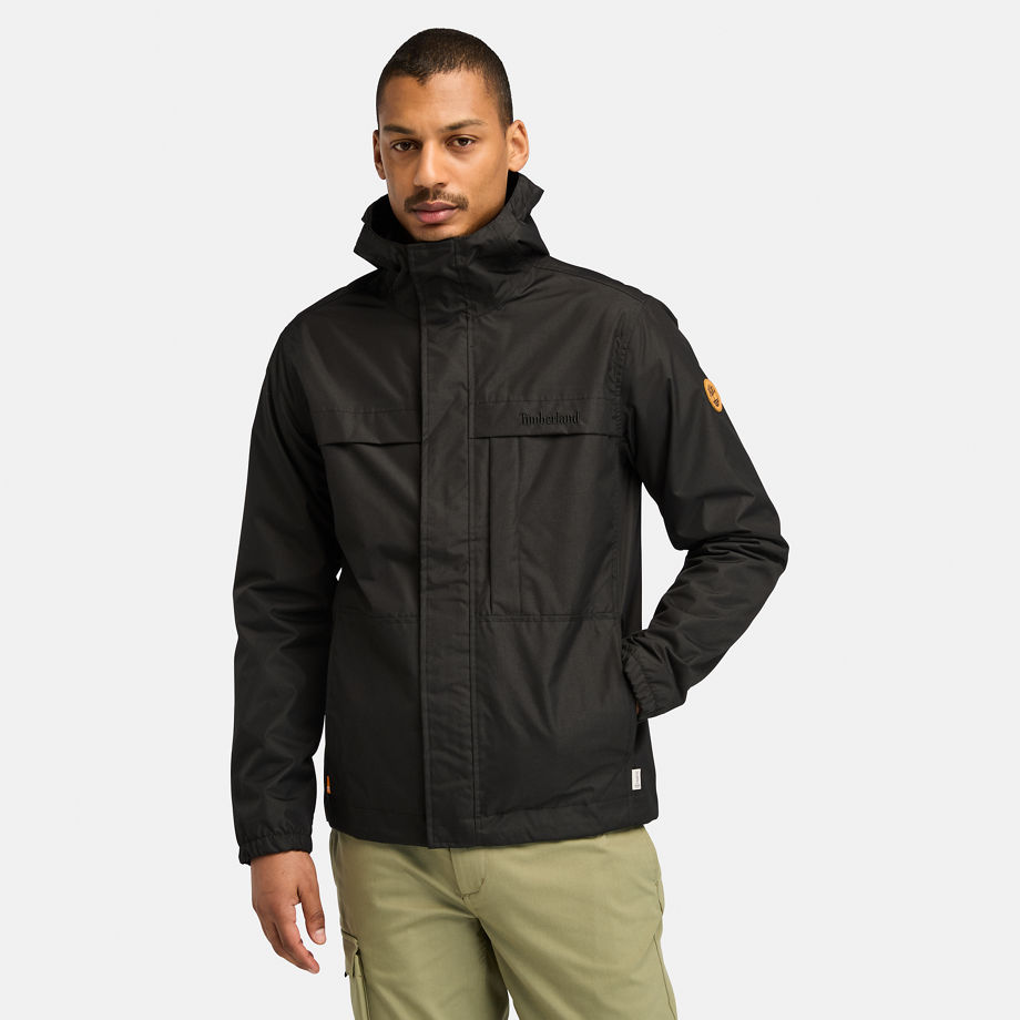 Timberland Benton Shell Jacket For Men In Black Black