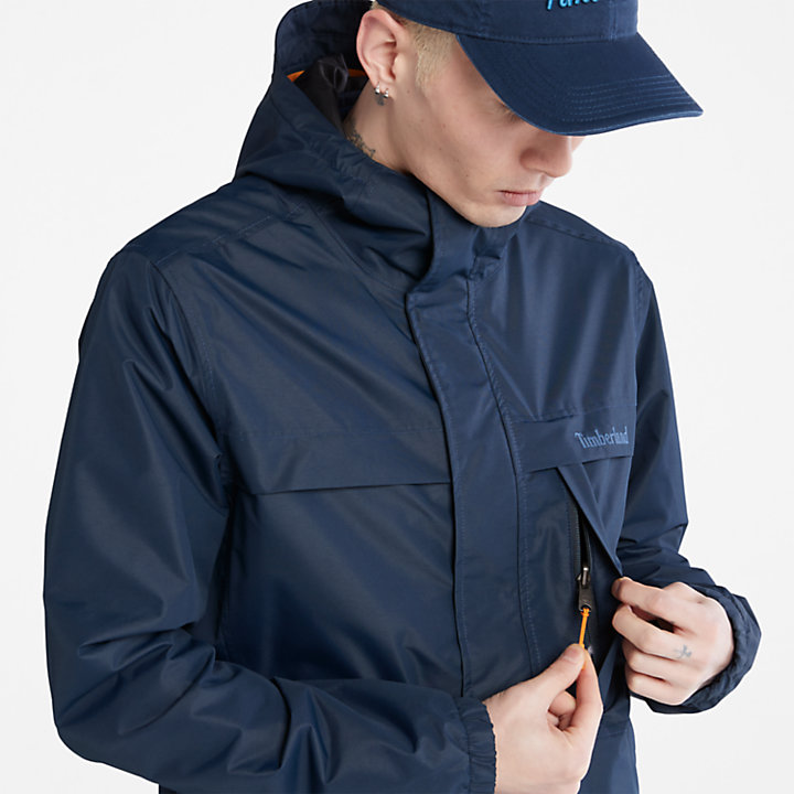Benton Water-Resistant Shell Jacket for Men in Navy-