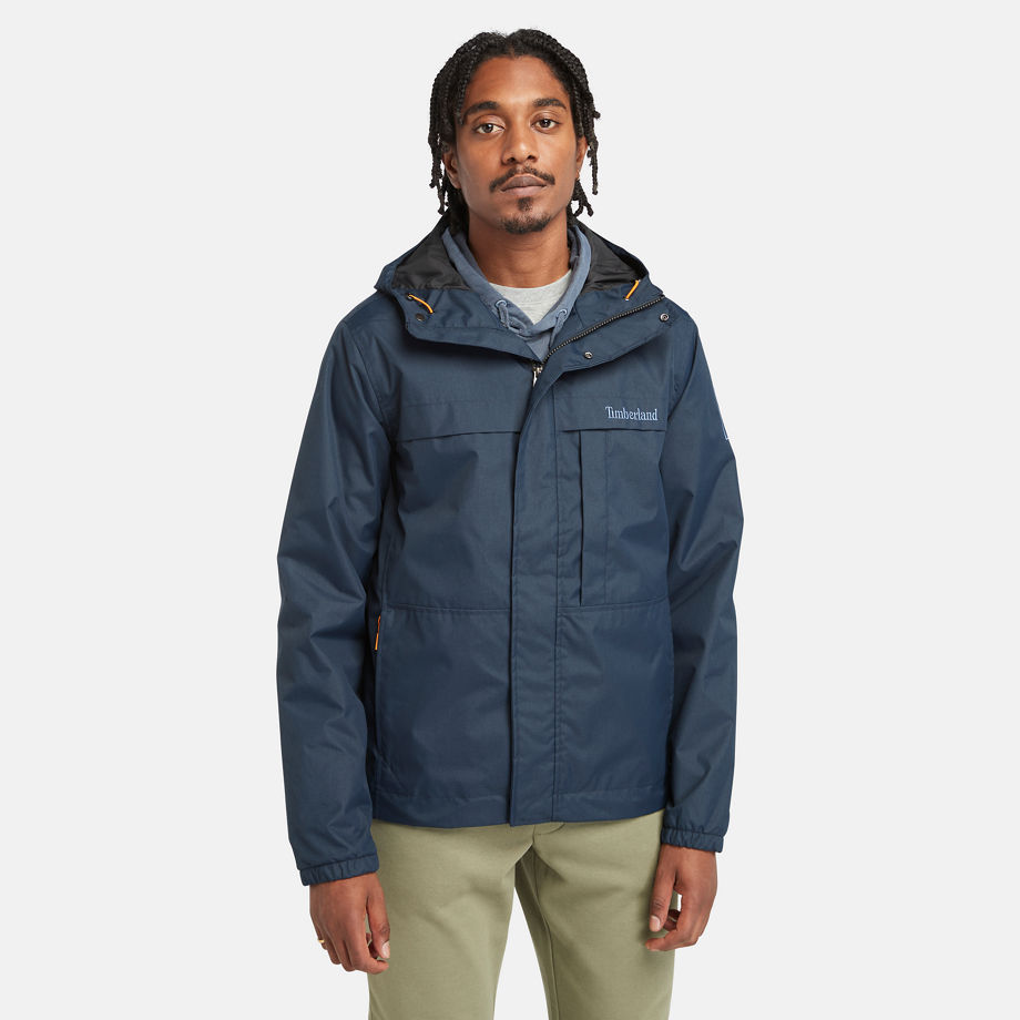Timberland Benton Shell Jacket For Men In Navy Navy, Size XXL