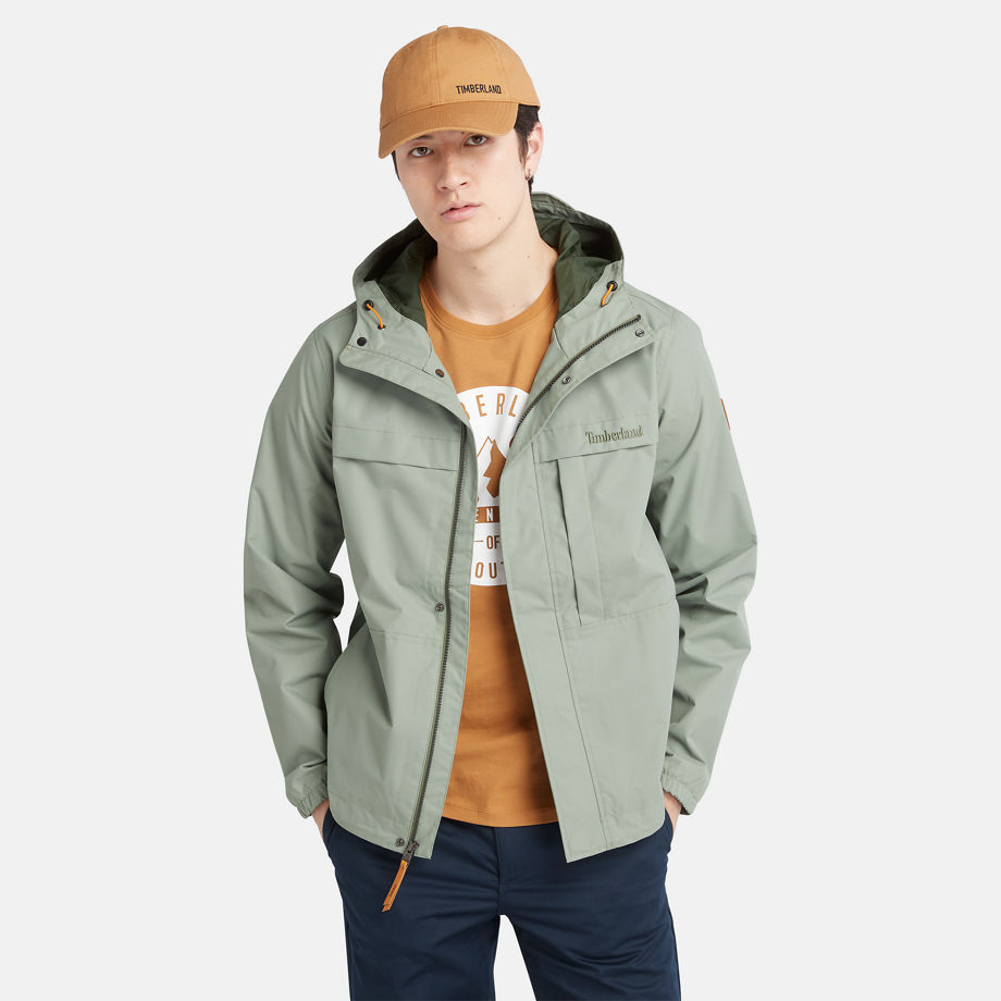 Timberland Benton Shell Jacket For Men In Green Green