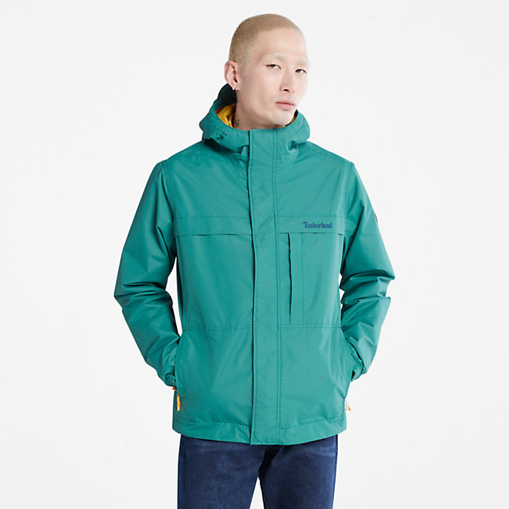 Benton Water-Resistant Shell Jacket for Men in Green-