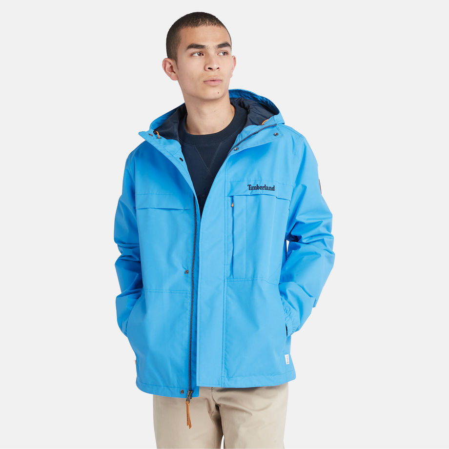 Timberland Benton Shell Jacket For Men In Blue Blue, Size S