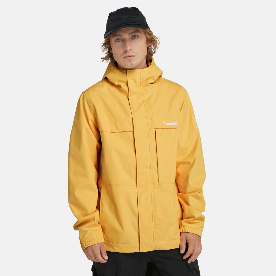 Timberland Benton Water-resistant Shell Jacket For Men In Yellow Yellow, Size XXL