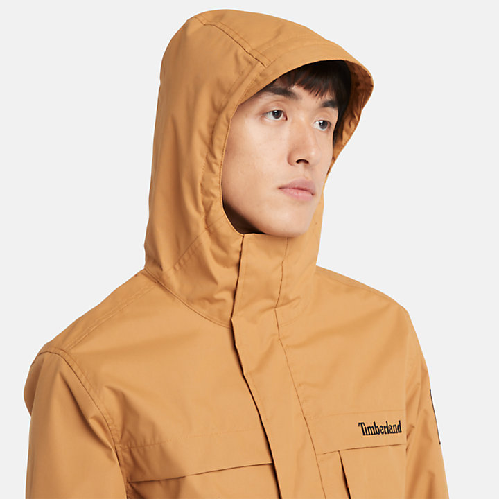 Benton Water-Resistant Shell Jacket for Men in Orange-