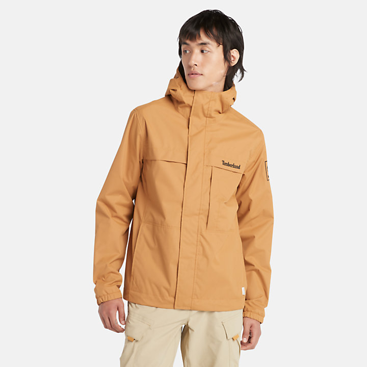 Benton Water-Resistant Shell Jacket for Men in Orange-