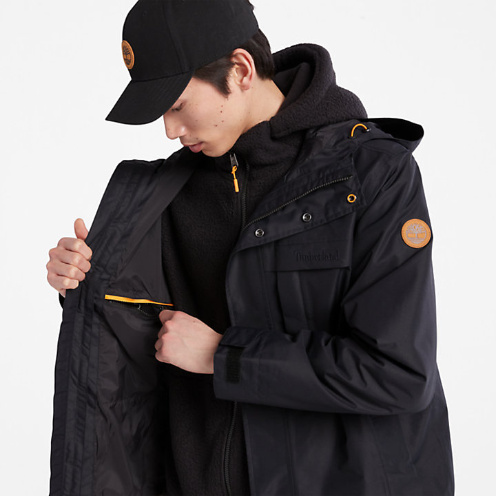 Benton Waterproof 3-in-1 Jacket for Men in Black-