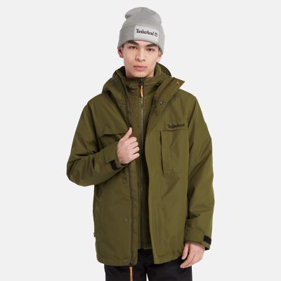 Benton Waterproof 3-in-1 Jacket for Men in Green | Timberland
