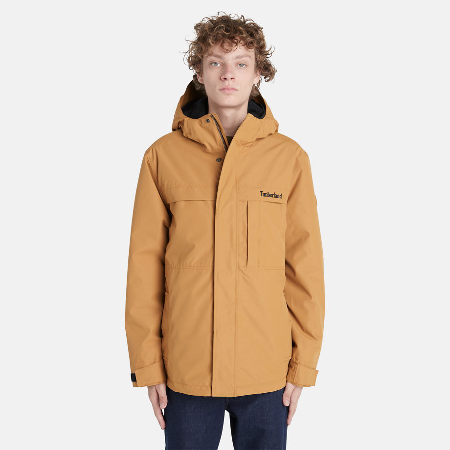 Timberland Benton Waterproof 3-in-1 Jacket For Men In Yellow Yellow, Size 3XL