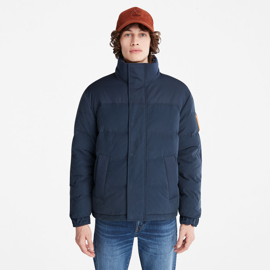 Timberland Welch Mountain Reversible Puffer Jacket For Men In Navy Dark Blue, Size 3XL