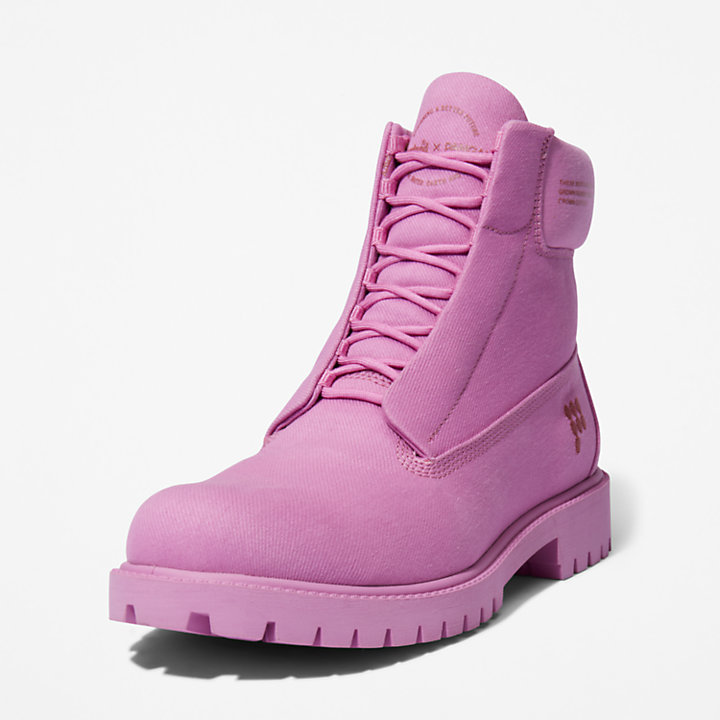 Pangaia x Timberland® Premium Fabric 6-Inch Boot für Herren in Pink-