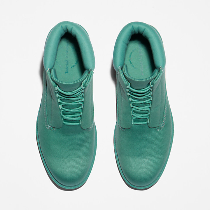 Timberland x Pangaia Premium Fabric 6-Inch Boot voor heren in groen-
