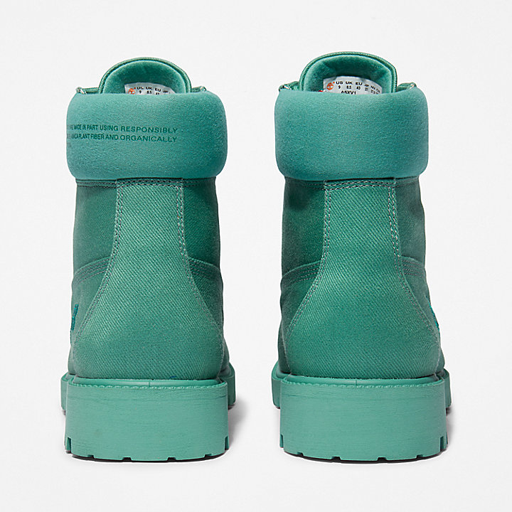 Timberland x Pangaia Premium Fabric 6-Inch Boot voor heren in groen