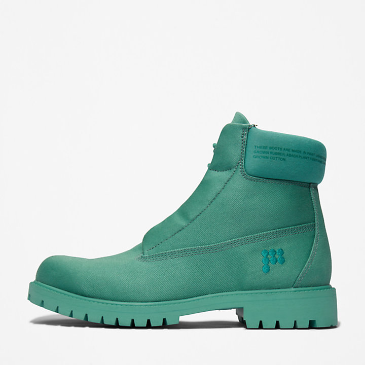 Timberland x Pangaia Premium Fabric 6-Inch Boot for Men in Green-