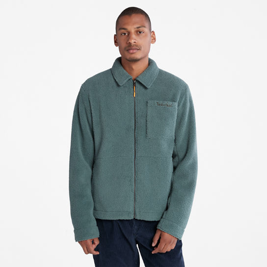 Fleece Overshirt for Men in Green | Timberland