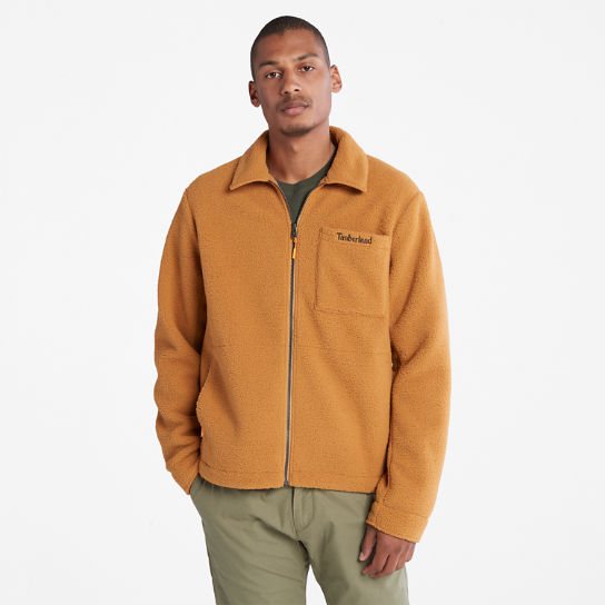 Fleece Overshirt for Men in Yellow | Timberland