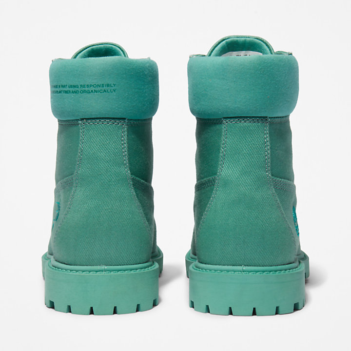 Timberland x Pangaia Premium Fabric 6-Inch Boot voor dames in groen-