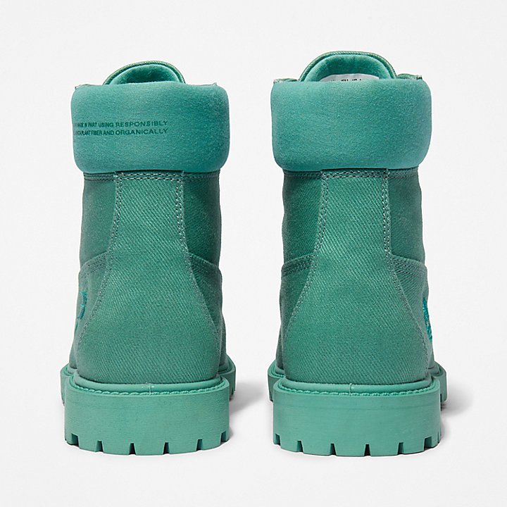 6-inch Boot en tissu haut de gamme Timberland x Pangaia pour femme en vert