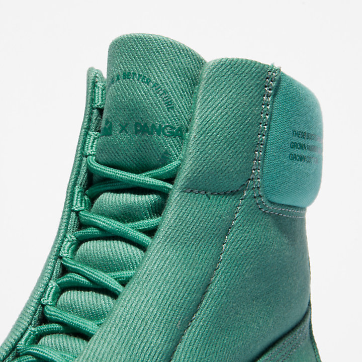 6-inch Boot en tissu haut de gamme Timberland x Pangaia pour femme en vert-