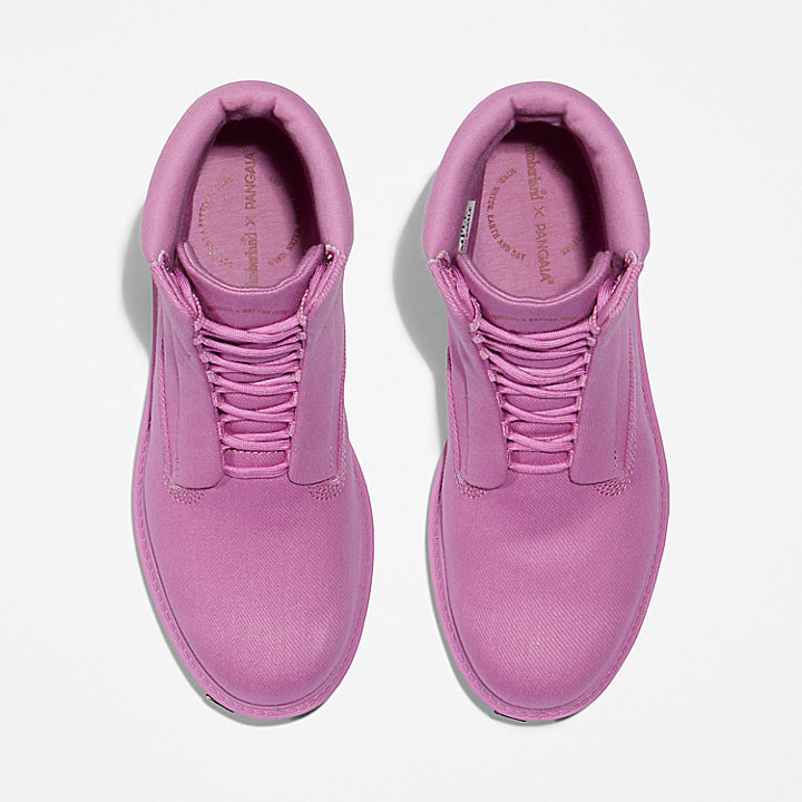 Timberland x Pangaia Premium Fabric 6-Inch Boot for Women in Pink