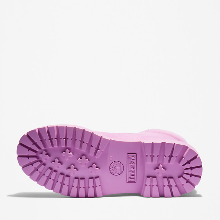 Timberland x Pangaia Premium Fabric 6-Inch Boot for Women in Pink-