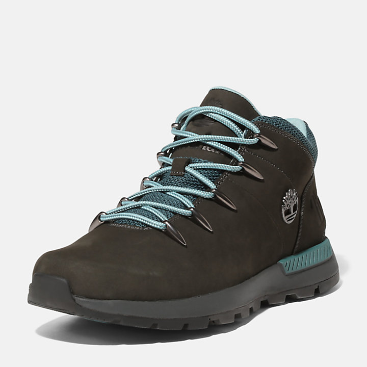 Sprint Trekker Leather Hiking Boot for Men in Green-