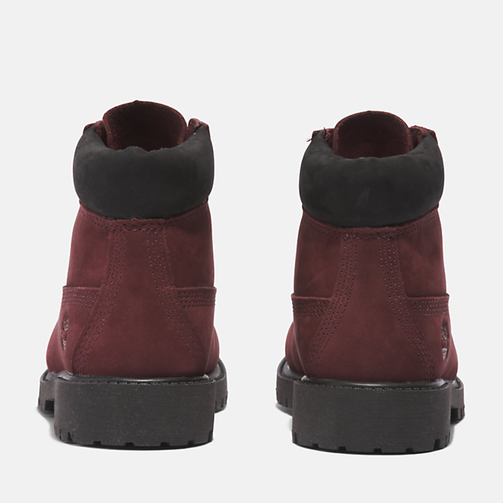 Timberland® Premium 6 Inch Boot for Youth in Burgundy-