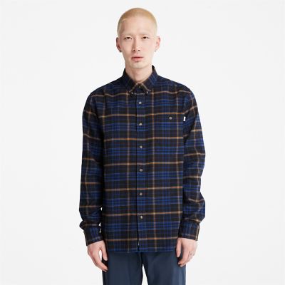 Tartan Shirt with SolucellAir™ Technology for Men in Black | Timberland